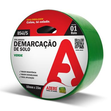 Fita Demarcacao de Solo 50mmx15m Verde