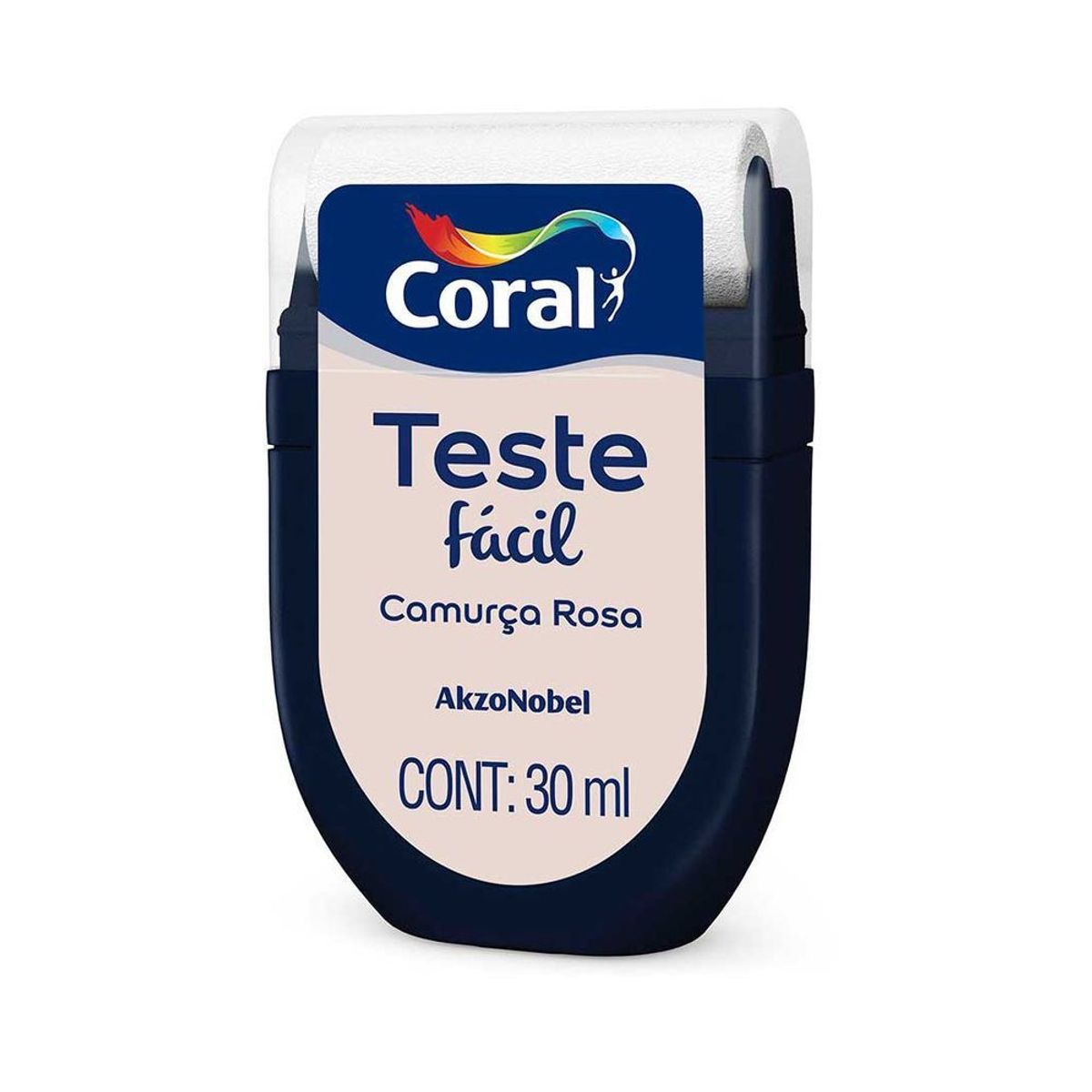 Tinta Acrílica Teste Fácil 30ml Rosa, marca Coral - Foto Principal