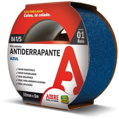 Fita Antiderrapante 50mmx5m Azul