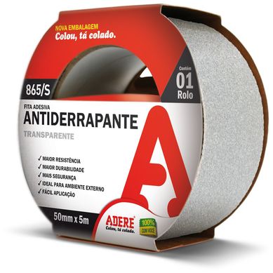 Fita Antiderrapante 50mmx5m Transparente