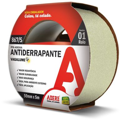 Fita Antiderrapante 50mmx5m Neon