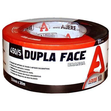 Fita Dupla Face Papel 50mmx30m Branco