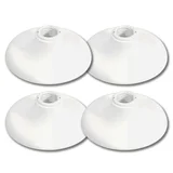 Kit com 4 Plafon Economic E27 60W Bivolt Branco