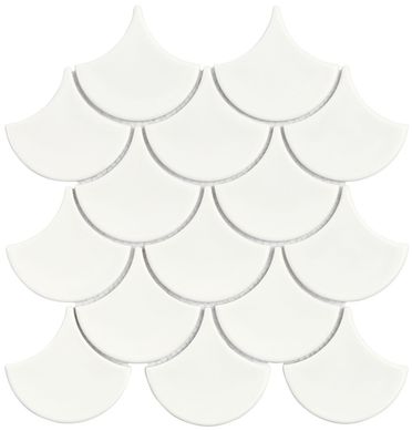 Mosaico Ritmos Wh 25,9x27,3cm Branco Cecrisa