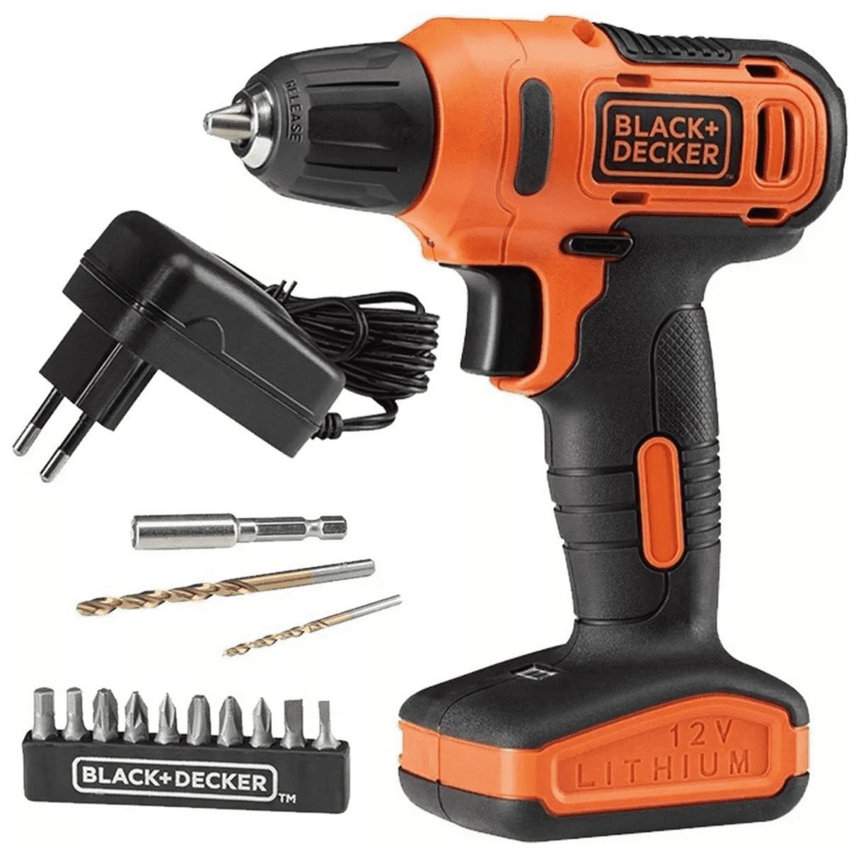 Parafusadeira/Furadeira a Bateria LD12S-BR 12V 1,5A Lition+13 Acessórios e Carregador Bivolt Black, marca Black&decker - Foto 2