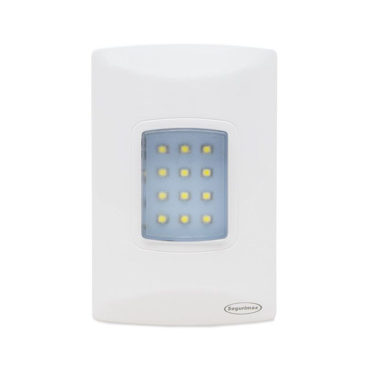 Iluminação Emergência Autônoma de Embutir LED 100lm Bivolt Branco, marca Segurimax - Foto Principal