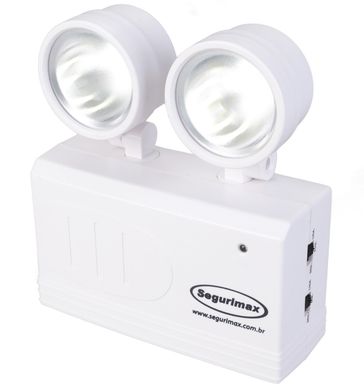 Iluminacao de Emergencia Autonoma Led 200 Lumens 2 Farois 11