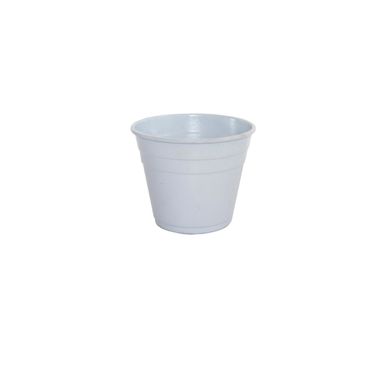 Vaso Aluminio P 11x9cm Branco