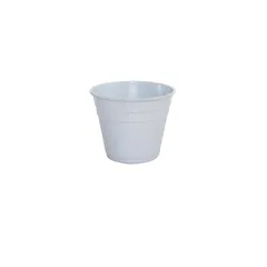Vaso para Plantas em Alumínio Branco p 11x9cm