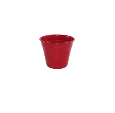 Vaso Aluminio P 11x9cm Vermelho