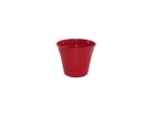 Vaso para Plantas em Alumínio Vermelho p 11x9cm
