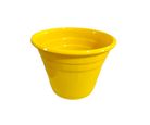 Vaso para Plantas em Alumínio Amarelo p 11x9cm