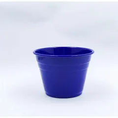 Vaso para Plantas em Alumínio Azul Escuro p 11x9cm