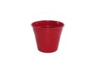 Vaso para Plantas em Alumínio Vermelho m 14x11cm