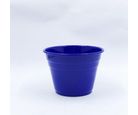 Vaso para Plantas em Alumínio Azul Escuro m 14x11cm