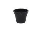 Vaso para Plantas em Alumínio Preto m 14x11cm