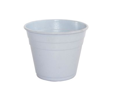 Vaso Aluminio G 16x12cm Branco