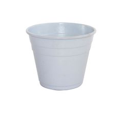 Vaso para Plantas em Alumínio Branco G 16x12cm