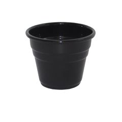 Vaso para Plantas em Alumínio Preto G 16x12cm