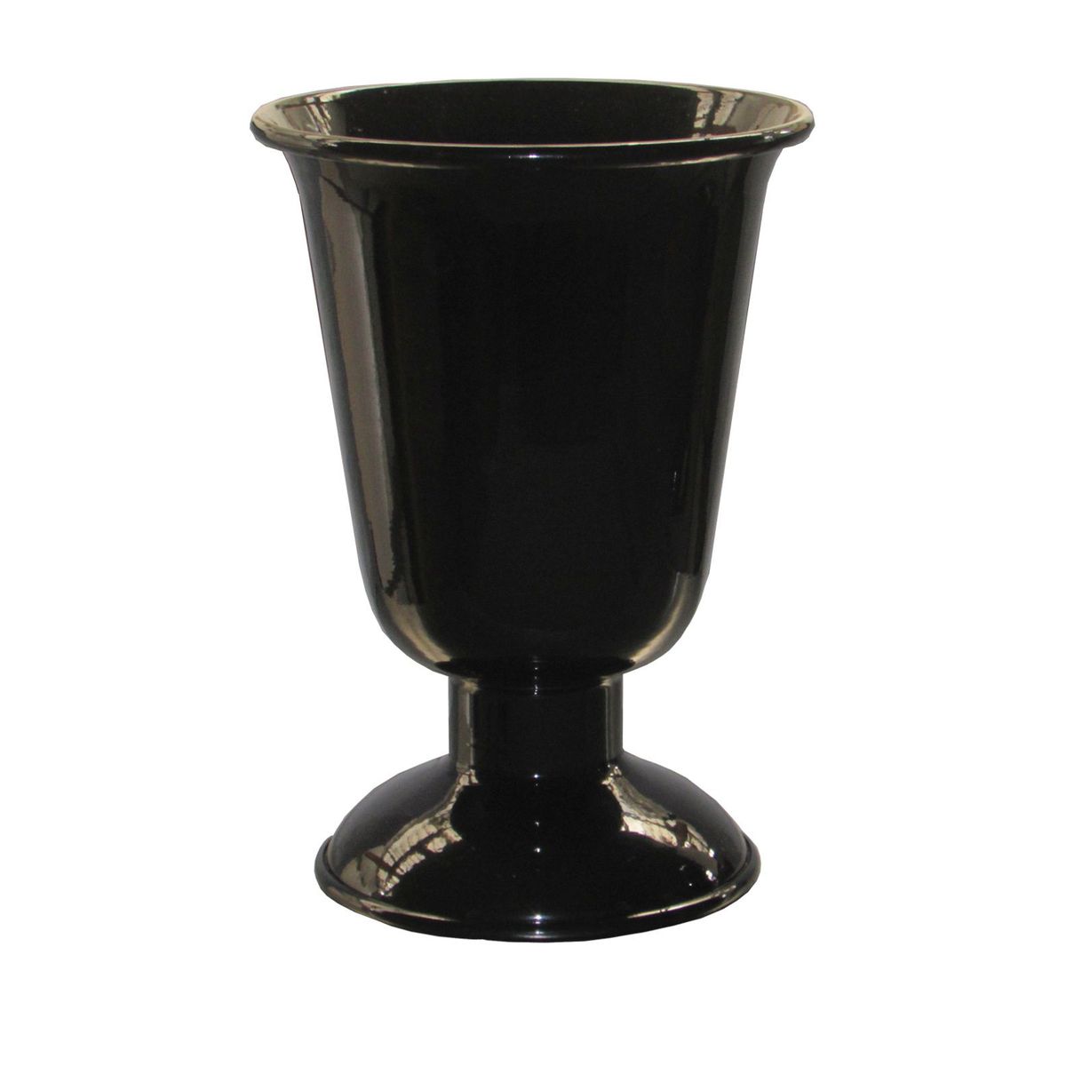 Vaso Tulipa M 18x24cm Preto, marca Nacional Iluminação - Foto Principal