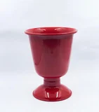 Vaso Tulipa Médio Alumínio Vermelho