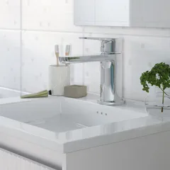 Monocomando Banheiro Bica Baixa Lucena Cromado Sensi D'acqua