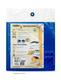 Talen Lonas com 6 Ilhoses 4x3cm Azul