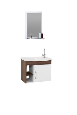 Kit Turim Suspenso 1 Porta 2 Nichos 55x29,2x44,5cm Castaine