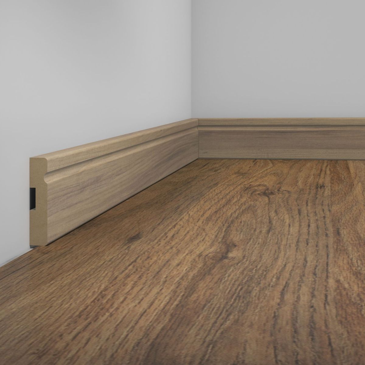 Rodapé 70x2400x12mm Estilo 7 Madeirado, marca Eucatex - Foto Principal
