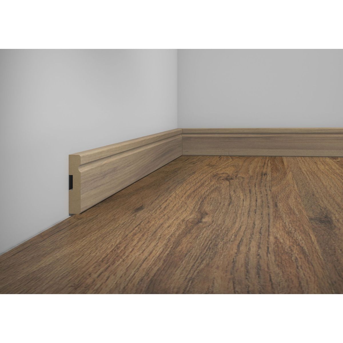 Rodapé 70x2400x12mm Estilo 7 Madeirado, marca Eucatex - Foto Principal