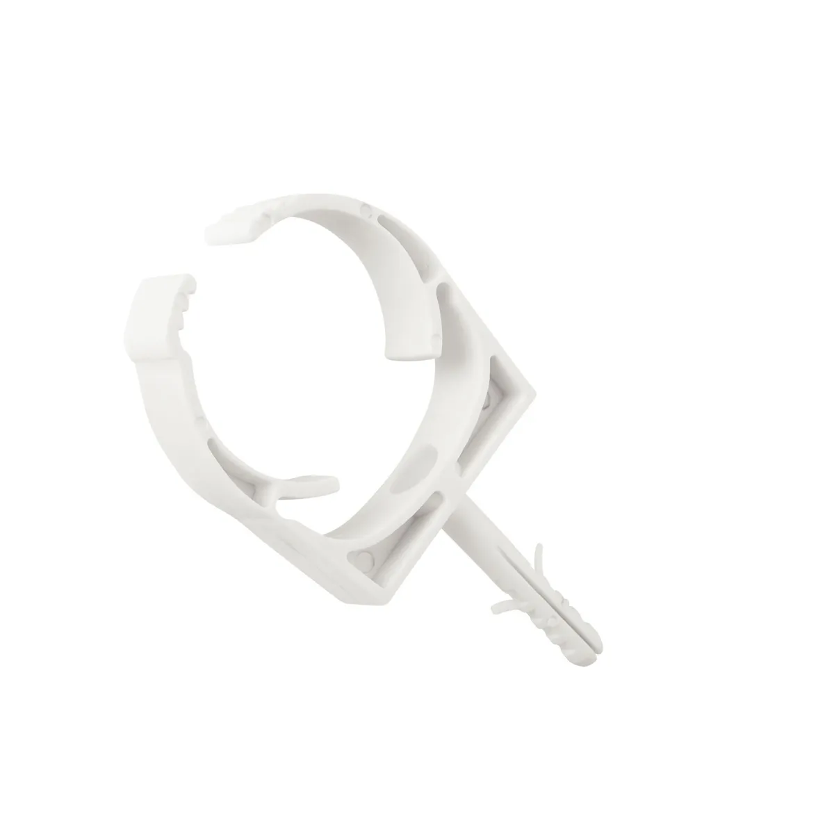 Abraçadeira com Bucha 1/2" Branco, marca Tramontina - Foto Principal