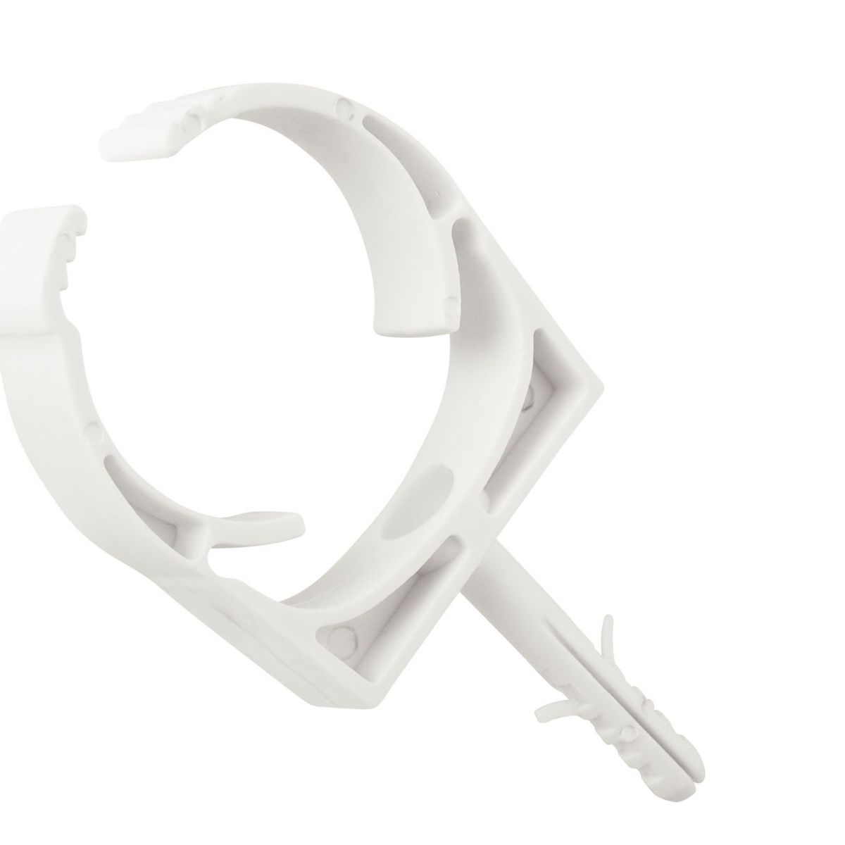 Abraçadeira com Bucha 1" Branco, marca Tramontina - Foto Principal