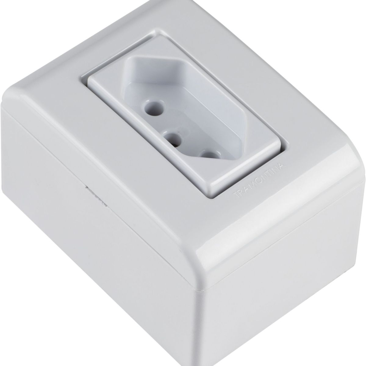 Caixa Sobrepor Tomada 20A 7X4,3mm, marca Tramontina - Foto 2