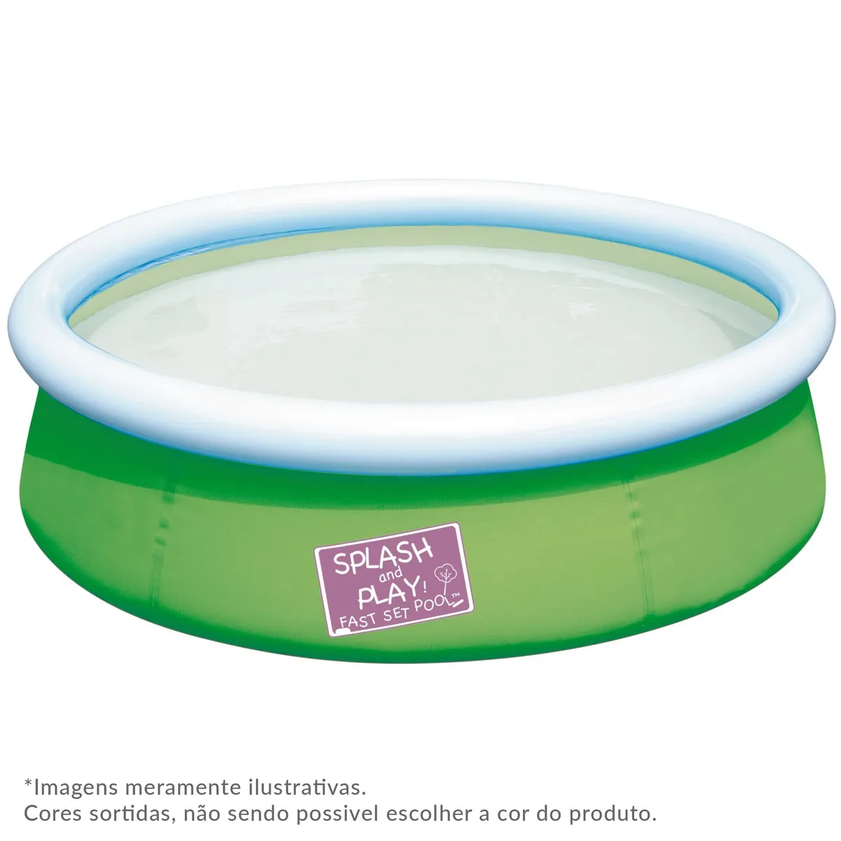 Piscina Inflável Infantil Fast Set 152x38cm 477L com Cores Sortidas, marca Bestway - Foto Principal