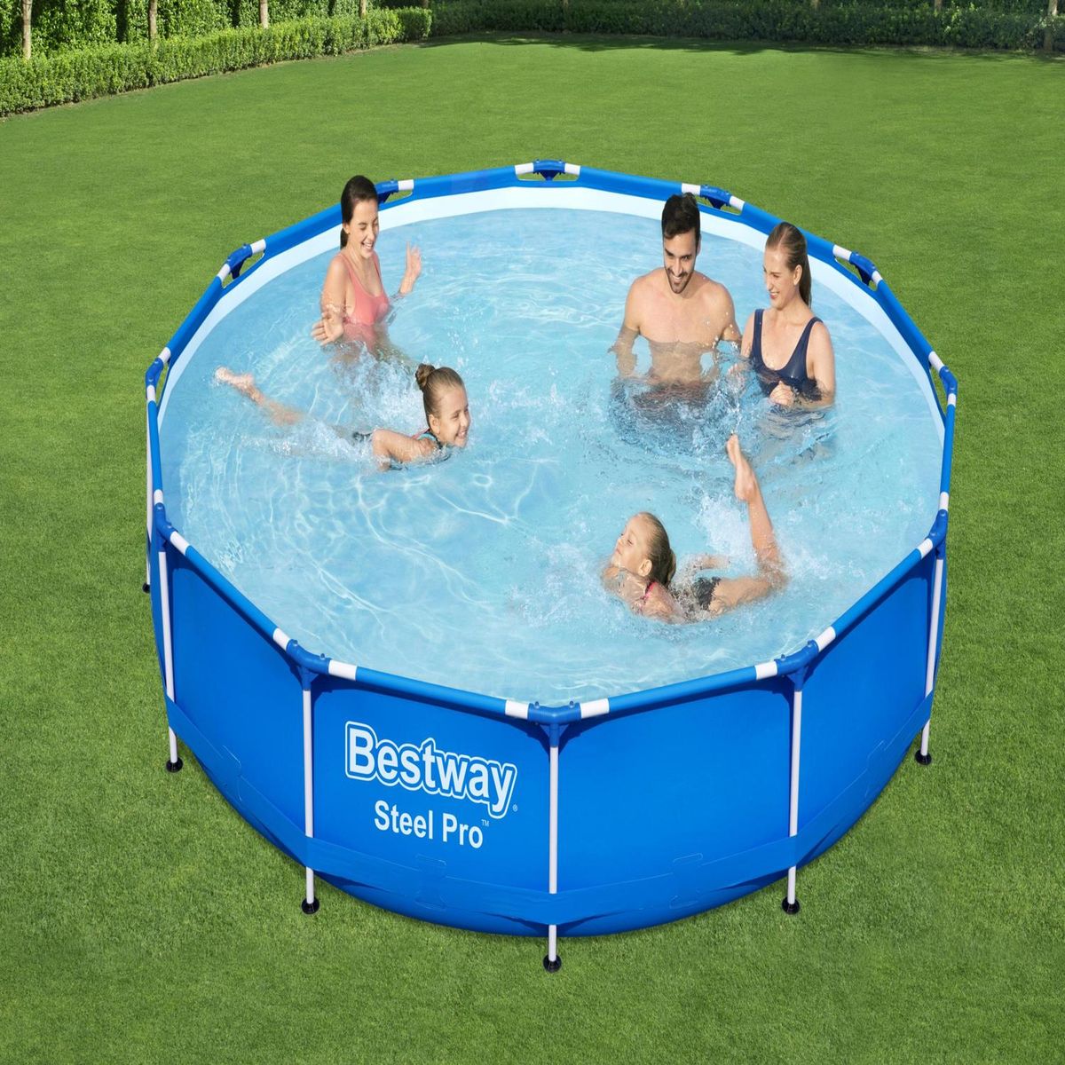 Piscina Estrutural Redonda 6.473L, marca Bestway - Foto 2
