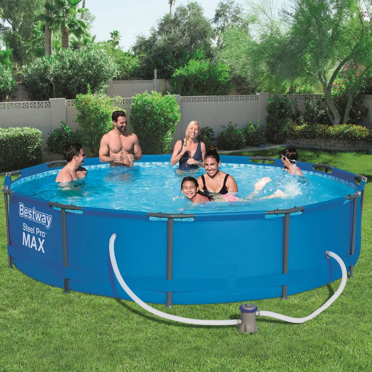 Piscina Estrutural Redonda 6.473L com Filtro 127V, marca Bestway - Foto 2