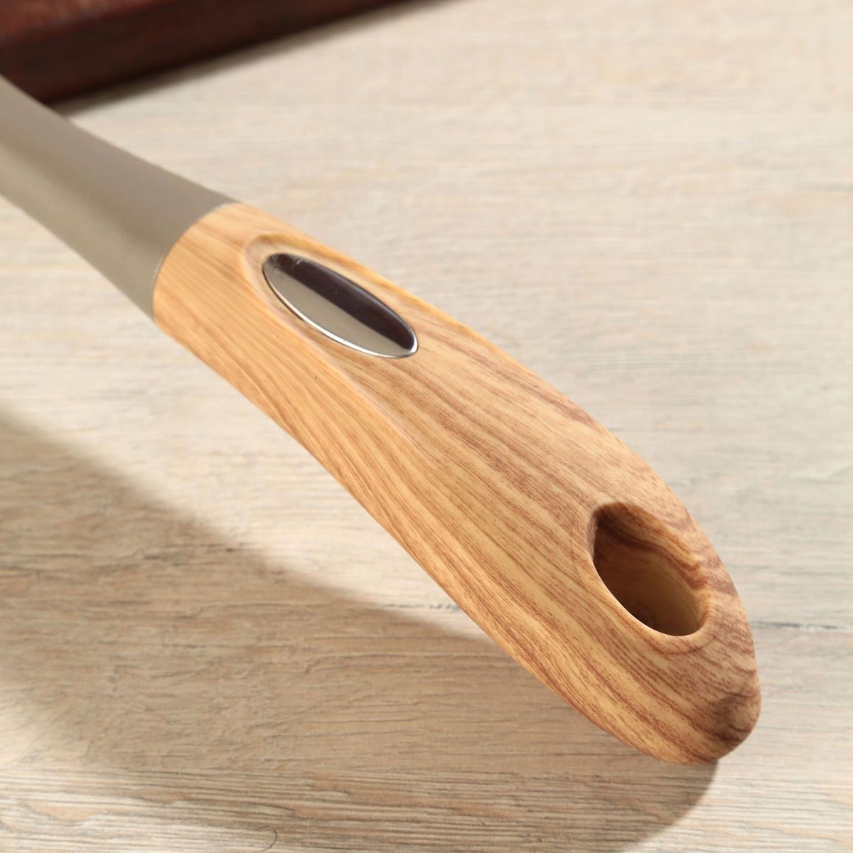 Just Home Collection - Espátula de Silicone Linha Madeira