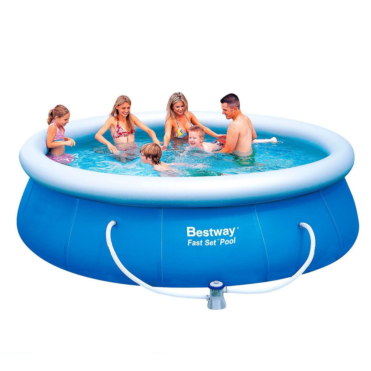 Piscina Inflável Redonda 3.800L com Filtro 127V, marca Bestway - Foto 2