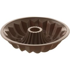 Assadeira para Torta de Silicone 30cm Amarelo