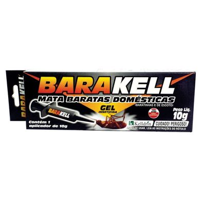 Mata Baratas Barakell Gel 10g Preto