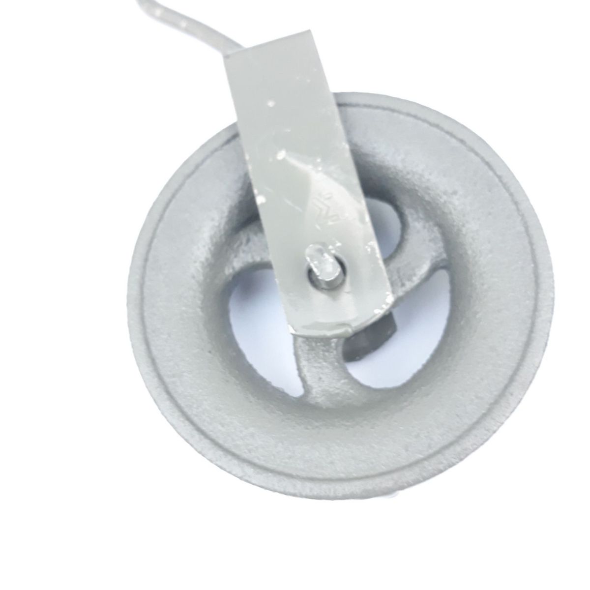 Roldana para Poço com Gancho Zincado 10cm, marca Foxmix - Foto Principal