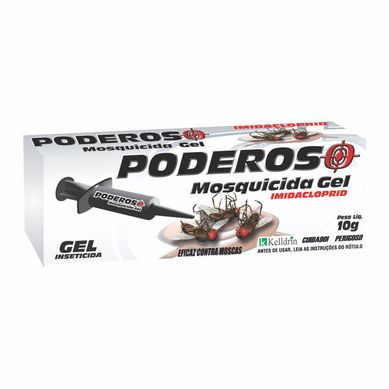 Mata Moscas Poderoso Mosquicida Gel 10g Branco