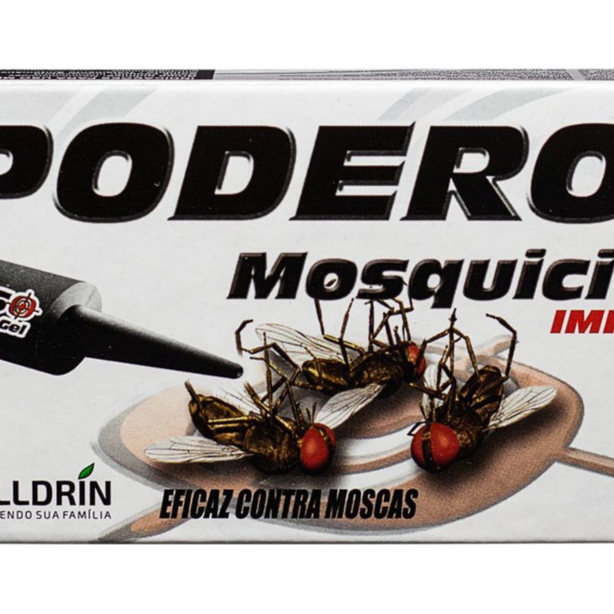 Mata Moscas Poderoso Mosquicida Gel 10g Branco, marca KELLDRIN - Foto 2