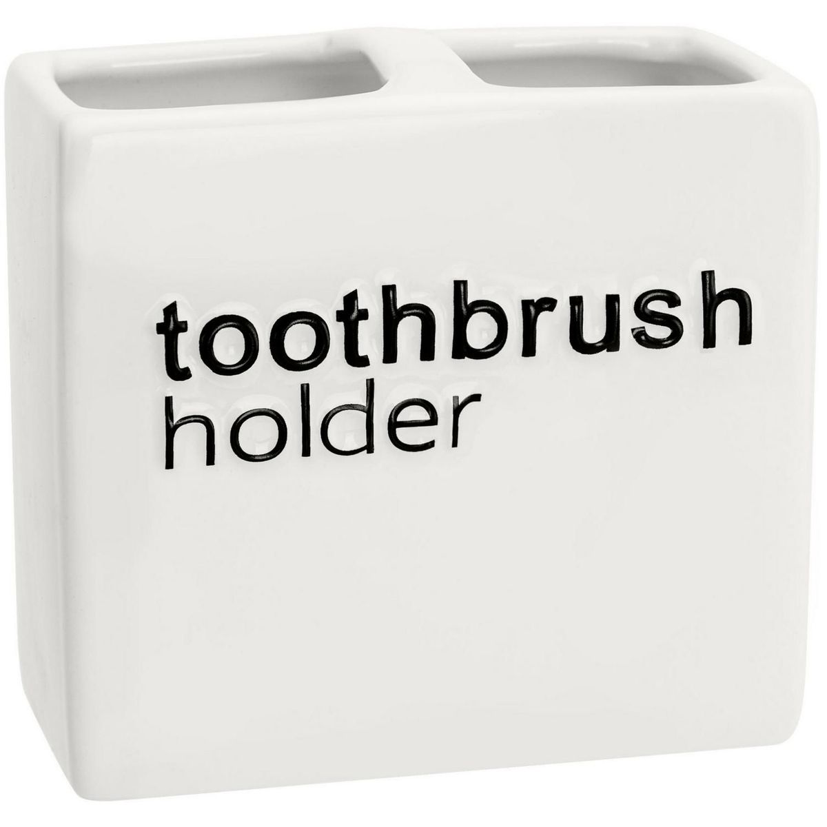 Porta Escova de Dente em Cerâmica Nordic Branco Just Home Collection, marca Just Home Collection - Foto Principal