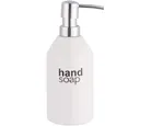 Porta Sabonete Líquido em Cerâmica Nordic Branco Just Home Collection