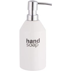 Porta Sabonete Líquido em Cerâmica Nordic Branco Just Home Collection