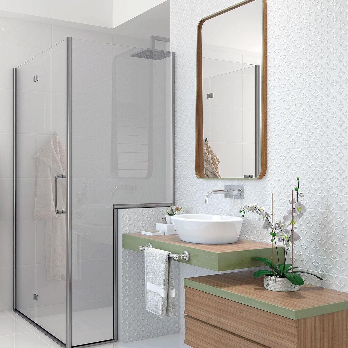 Revestimento Fioranno Atract HD 32x57cm Caixa 2,03m² Branco, marca Carmelo Fior - Foto Principal