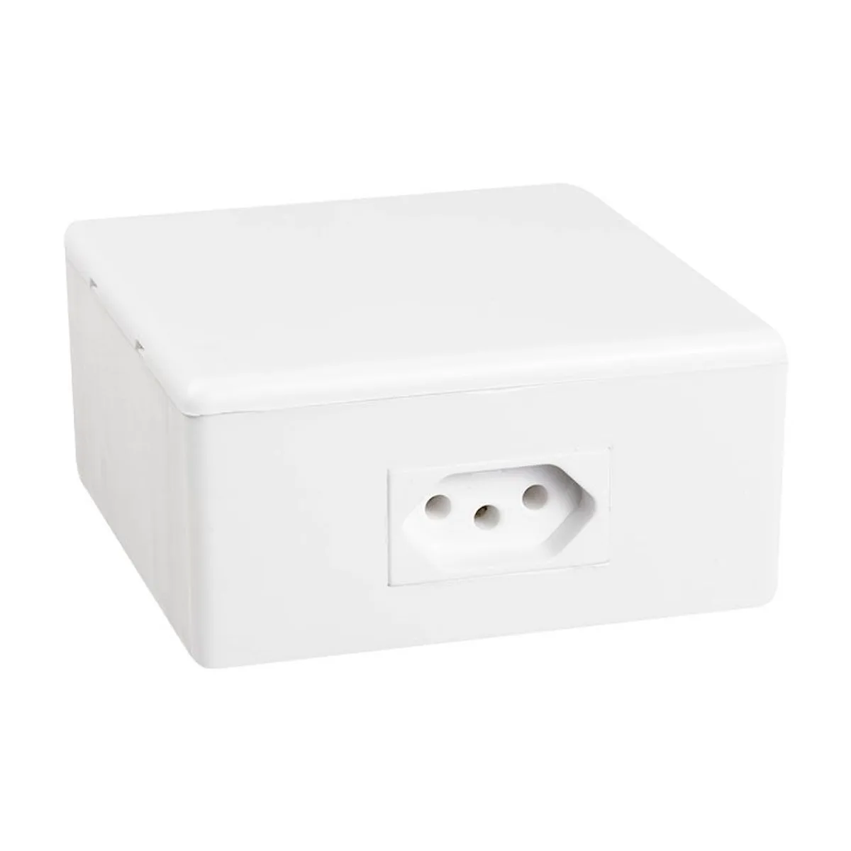 Caixa de Sobrepor Box com Tomada Sem Disjuntor SPR2000 Steck Pratika Box, marca Steck - Foto Principal