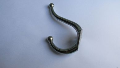 Cabide Cartela com 1 Pea Duplo Preto