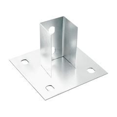 Sapata Externa Para Perfilado Reforçado 38x38cm Perfil Lider